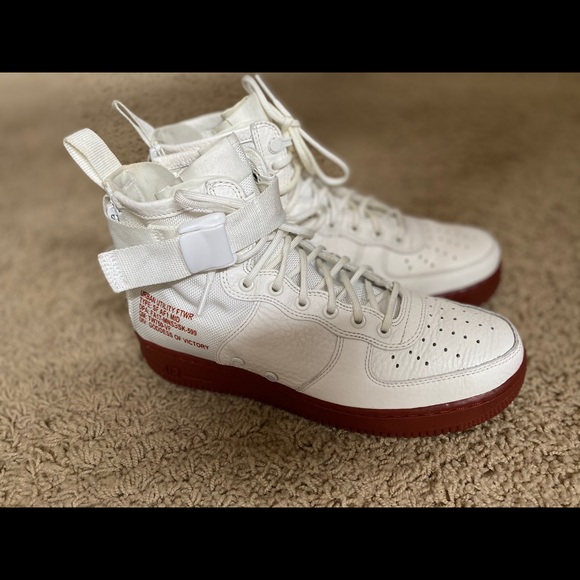 sf air force 1 mid ivory mars stone